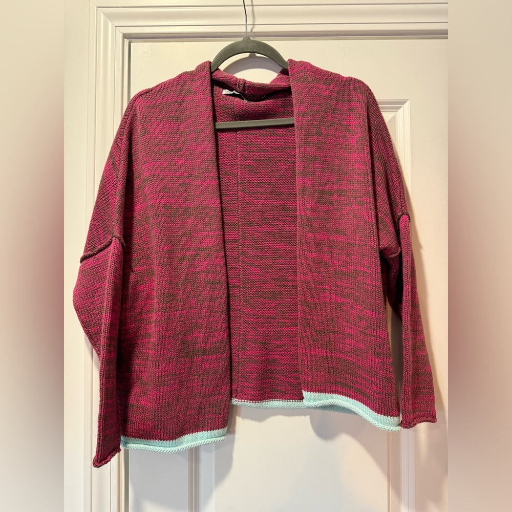 Zaket & Plover Elegant Open-Front Cardigan
